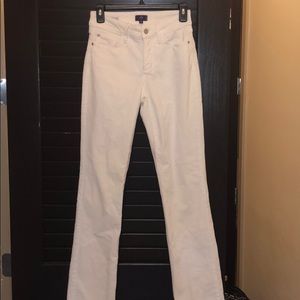 NYDJ Marilyn velvet white pants
